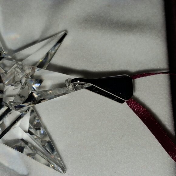 Swarovski 1991 Christmas Ornament 1st Year Release North America Version COA EUC - Picture 5 of 16